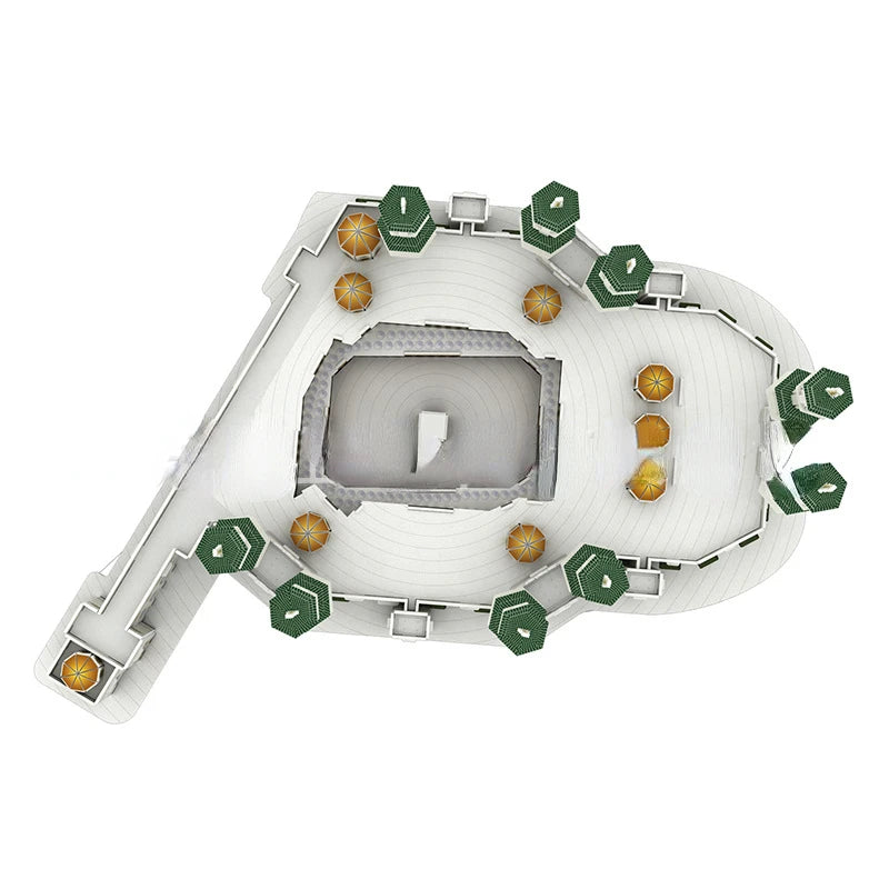 Modelo 3D de Lego de la Mezquita Al-Haram